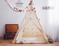 Gray Triangles Playhouse, Tent, Play Tent, Kids tent, Teepee tent, Canvas tent, Baby boy, Baby shower,  Gift for kids - baby Christmas gift