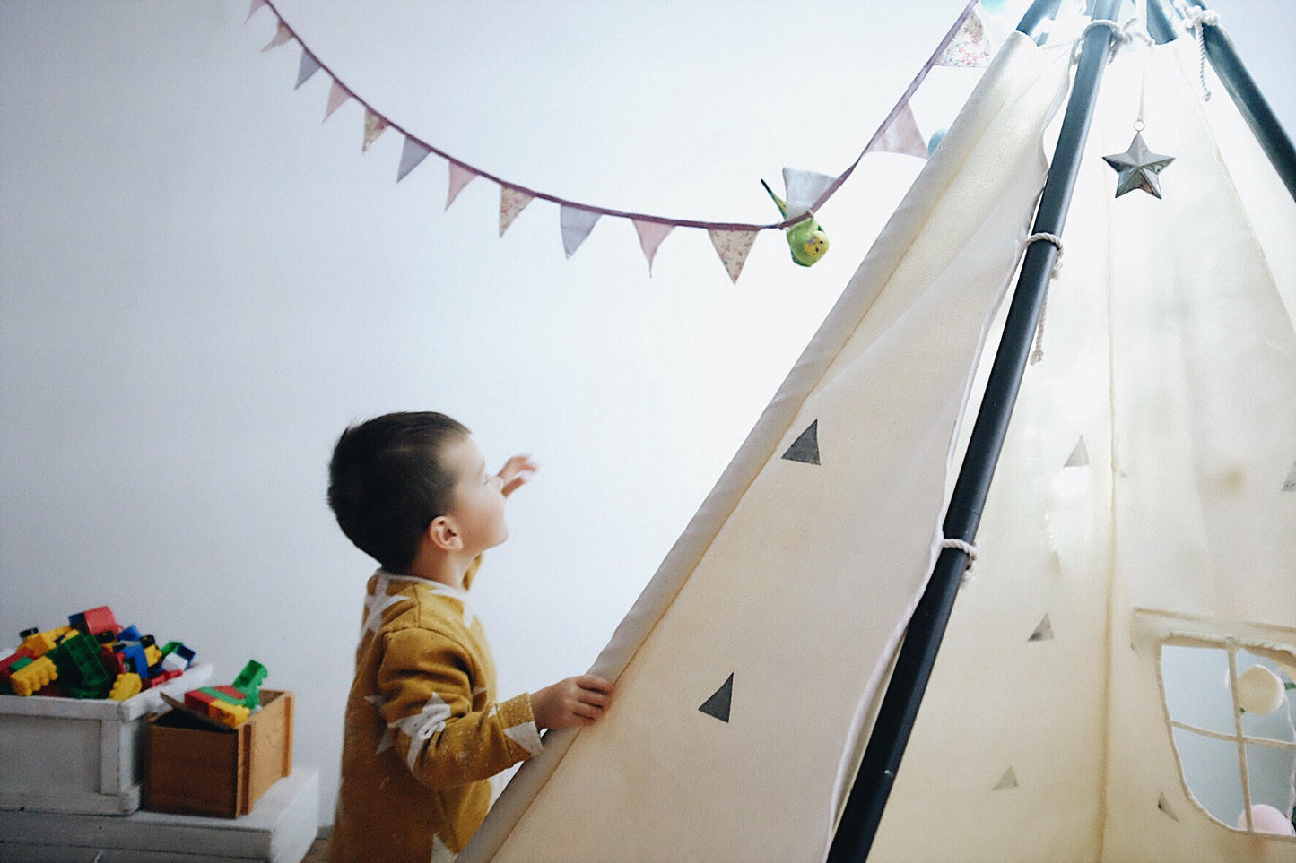 Gray Open Playhouse, Play houses, Play houses for kids, Play houses for children, Canvas tepee,canvas tent, canvas teepee tent, teepee tent