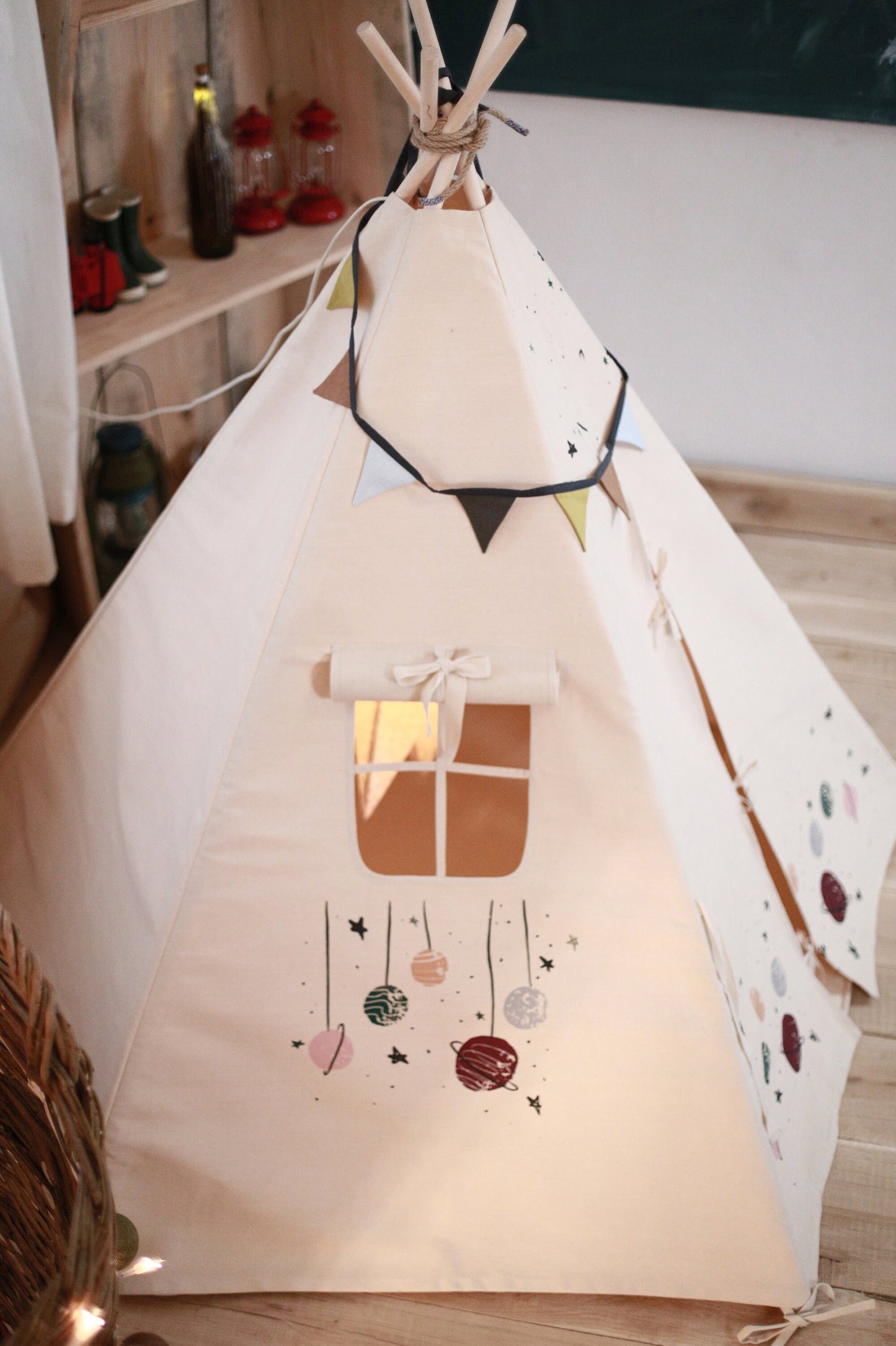 Native American Teepees, Foldable Tent For Kids, Plains Indian Teepee, Medieval Tent House For 9 Year Old - Christmas gift