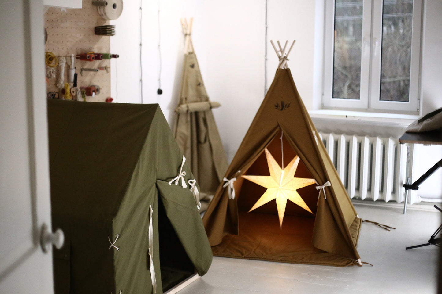 Portable Canopy Tent/Camping Teepee Tent/Indoor Tent Room/Nomadic Tipi/Indoor Tents For 10 Year Olds/Playroom Canopy Tent/Christmas presents