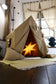 Safari tent / Camp teepee / Beige playhouse/Sleep square tent / Indoor play house / Kids camping tent set - 1st birthday