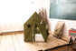Khaki play house with beige mat, teepee tent, play teepee for kids - Christmas gift