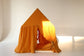 Muslin playhouse with ruffles, playhouse for kids, teepee set, teepee for playing , best Christmas gift for kids