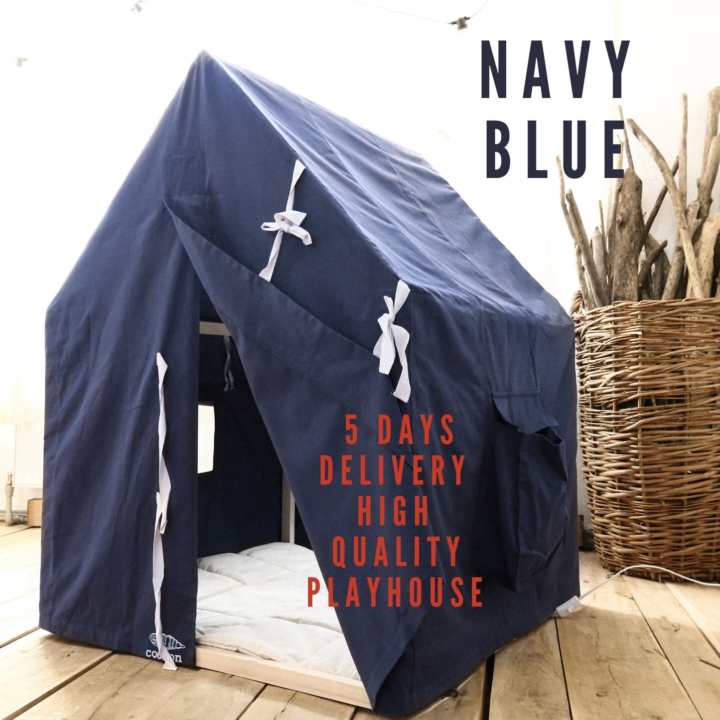 Blue adventure playhouse for 1 to 10 years old , playtent for kids